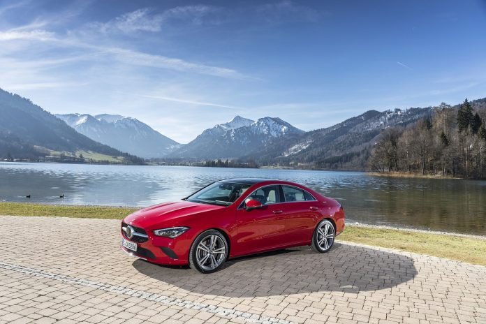 Mercedes-Benz Presse Fahrvorstellung CLA Coupé. München 2019// Mercedes-Benz Press Test Drive. Munich 2019 Mercedes-Benz CLA 200 Coupé