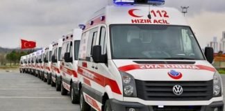 Ambulanslara Lastik Bağışı ve Ücretsiz Lastik Bakım Servisi