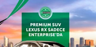 Premium Lexus RX’ler Sadece Enterprise’da! Dünyanın İlk Premium SUV’u Lexus RX, Enterprise Türkiye Filosunda!
