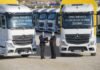 Mercedes, Deniz Nakliyat’a 34 yeni araç teslim etti