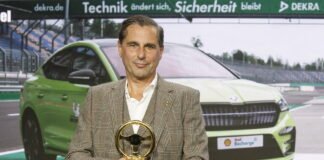 SKODA’nın Sportif Elektriklisi ENYAQ COUPE RS iV Altın Direksiyon’u Aldı