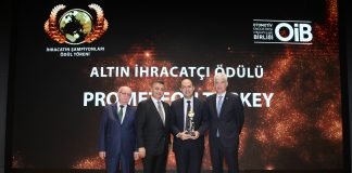 Prometeon Türkiye bir kez daha ‘Altın İhracatçılar Listesi’nde