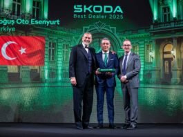 Doğuş Oto Esenyurt, Škoda’nın “En İyi Yetkili Satıcı Ödülü”nün Sahibi Oldu