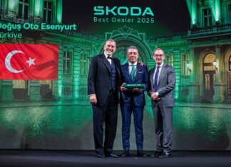 Doğuş Oto Esenyurt, Škoda’nın “En İyi Yetkili Satıcı Ödülü”nün Sahibi Oldu